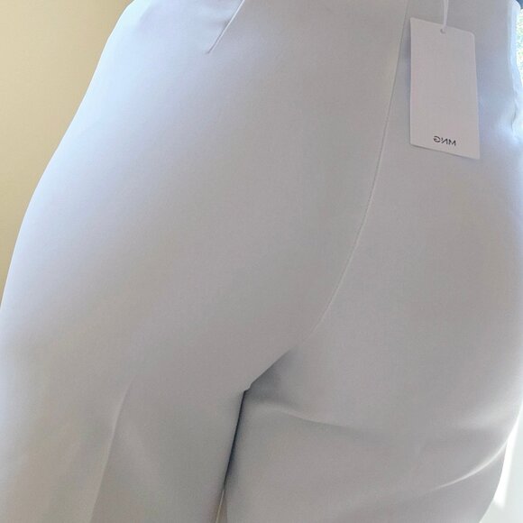 MANGO Women's Straight Pristine White Pants - Picture 7 of 8